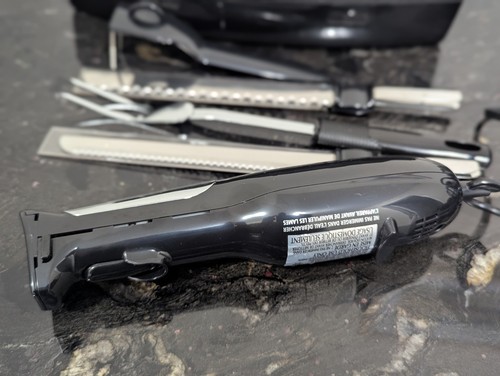 Electric Knife Set with Stainless Steel Blades President's Choice Good Condition - Picture 5 of 13