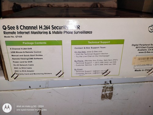 Q-see 8 Channel DVR With Remote - Picture 5 of 5