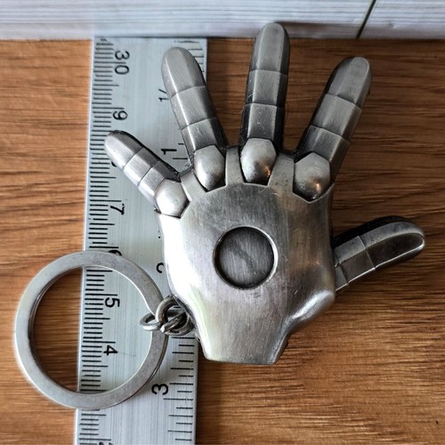 Marvel Iron Man Repulsor Ray Hand Keychain Metal Gauntlet Key Ring MCU Movie M1 - Bild 11 von 13
