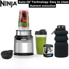 Ninja Nutri-Blender Pro with Auto-iQ with 2 Year Warranty & Water Bottle