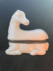 New ListingPorcelain Horse Hinged Trinket Box
