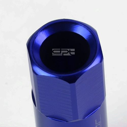 Fit Camry/Celica/Corolla Blue 20X 60Mm Rim Anodized Wheel Lug Nut+Adapter Key - Bild 3 von 5