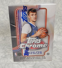 2025-26 Topps Chrome Basketball - Factory Sealed - Blaster / Value Box - New