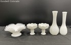 Bundle Of 5 Milk Glass Pieces