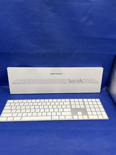 Apple Magic Keyboard with Numeric Keypad: - White [MQ052LL/A] - Picture 2 of 8
