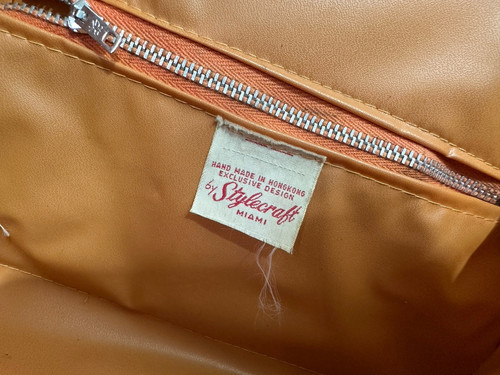 Vintage Stylecraft Miami Korbgeflecht geflochten mit Lucite Details Retro Spaß Korb - Bild 12 von 20