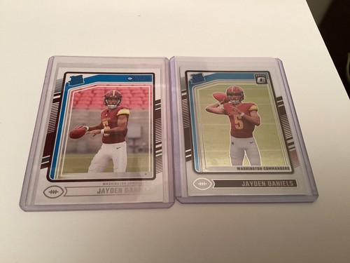 Jayden Daniels 2024 Donruss Optic Base Rated Rookie RC #248 Commanders