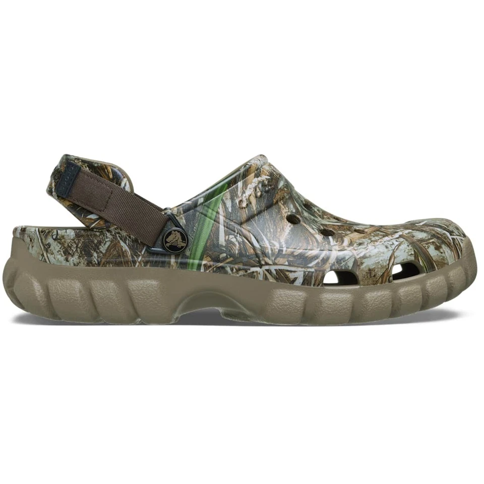 Tamanco Crocs Offroad Sport Realtree Max‐5 II – Sola robusta, alça de calcanhar ajustável