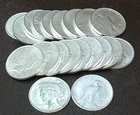 US 1923-D Peace Dollars UNC FULL ROLL 20 pcs **
