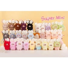 BABY THREE Super Mini Little Rabbit Series Blind Box Plush Pendant Figure Toy