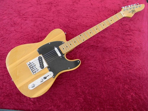 JB Player JBG-115-N Ash Body Tele, Korean Made, Upgraded Alnico's,Few Nicks - Picture 2 of 22