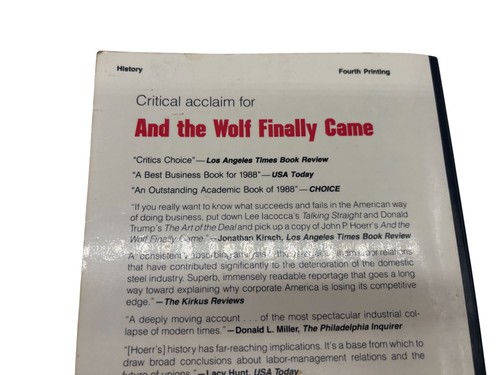 And The Wolf Finally Came The Decline Of The American Steel Industry John Hoerr - Imagen 9 de 15