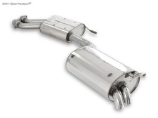 FOX Edelstahl Sportauspuff-Komplettanlage ab Kat Mercedes SL R129 2x55mm