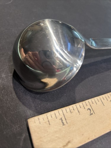 Rosle Edelstahl 18/10 Silver Ladle with Pouring Rim NWT 11” Handle - Picture 8 of 17