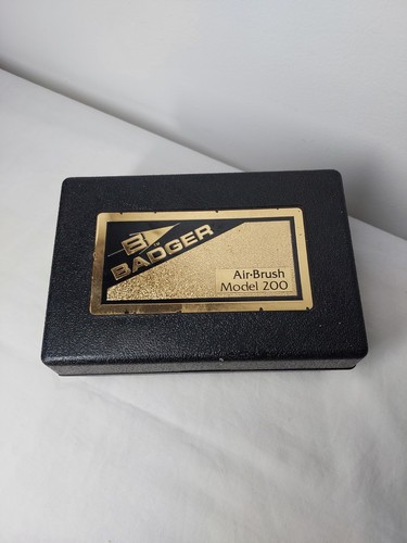 Spazzola ad aria Badger modello 200 vintage alimentazione inferiore singola azione mix interno vernice
