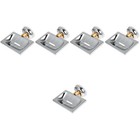  5pcs Saugnäpfe Seifenschale Punch Free Seifenhalter Seifenschale