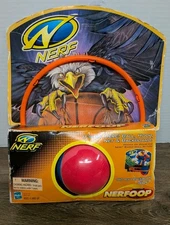 Nerf Nerfoop Over The Door Basketball Hoop EAGLE ATTACK Backboard 2000 NEW NOS