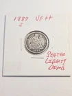 1887 S VF+++ SEATED LIBERTY DIME RARE