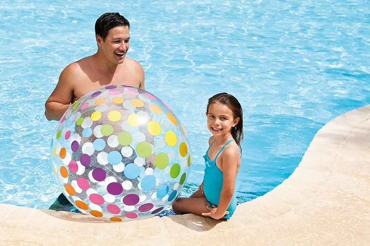 【新品未開封】インテックス　INTEX BEACH BALL ビーチボール　特大 Amazon | INTEX(インテックス) ビーチボール パラダイス ビーチ
