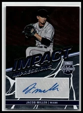 2023 Panini Elite  #II-JML Jacob Miller Impact Impressions Signatures