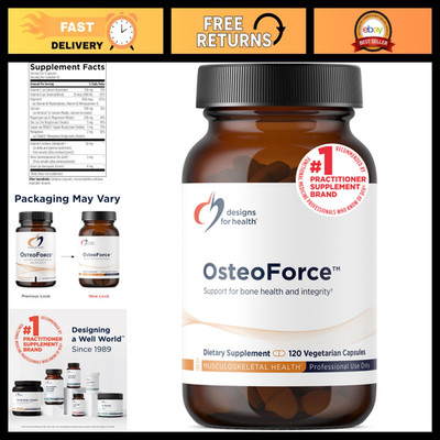 Premium Bone Support Supplement - OsteoForce, 120 Capsules for Strong Bones