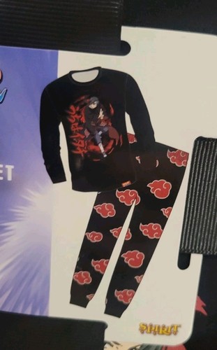 NWT Kids Naruto Itachi Pajamas PJs Size Medium Spirit Halloween Anime - Picture 3 of 6