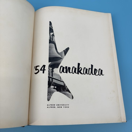 Vintage Yearbook Kanakadea 1954 Alfred University Alfred New York - Picture 2 of 4