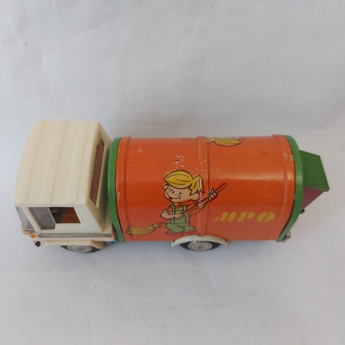 Camión de basura de fricción ZBIK de plástico y estaño Polonia de colección - Imagen 9 de 9