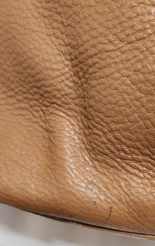 EUC Tory Burch mittelbraune Ledertasche Hobo Bag goldene Hardware gebraucht - Bild 4 von 18