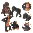 4 Pcs Toy Animal Figures Jungle Toys Simulation Figurine