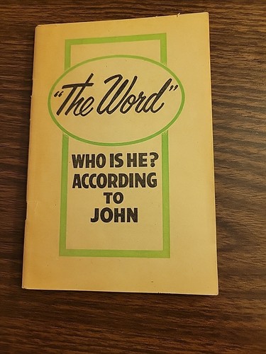 1962 The Word Who Is He? According to John Watchtower Bible and Tract Society
