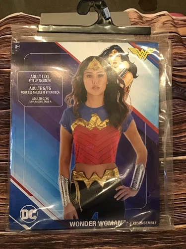 Dc Comics Wonder Woman Costume Kit Adult Size L/XL