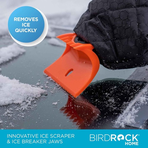 39" Extendable Snow Brush & Ice Scraper Glove for Car | 14" Wide Foam Head | ... - Picture 3 of 9