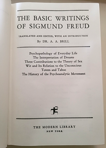 Basic Writings of Sigmund Freud (1966) Modern Library ed. Hardcover, dustjacket - Picture 4 of 7