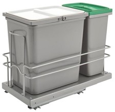 Rev-A-Shelf 5SBWC-815S-1 Sink Classics 9"W Under Sink Pull Out - Chrome