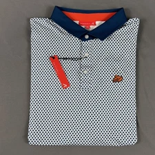 Redvanly Golf Shirt Polo Chest Logo Jarvis Print XXL Admiral Polyester MSRP $110