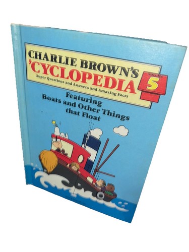 Charlie Brown Cyclopedia Volume 5 Hardcover 1980 Peanuts - Picture 1 of 11