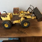 VINTAGE PRESSED STEEL METAL TONKA TRUCK DOZER XMB-975 VERY ROUGH