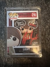 Funko Pop! Death Note - Light #216 Signed JSA Cert