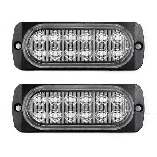 High intensity 2X Rear Red Fog Light 12 LEDs 12V~24V for Truck Car Van Bus - Picture 10 of 12