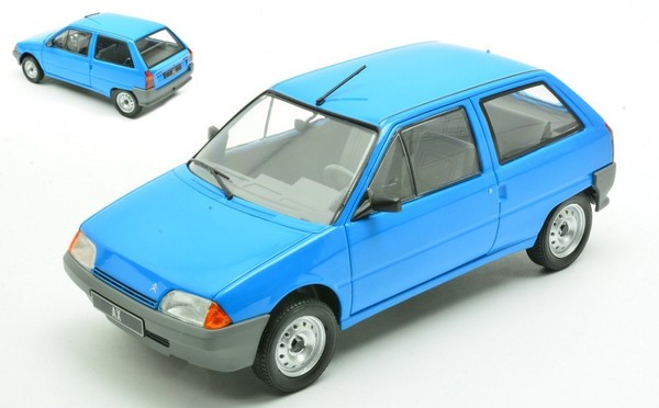 Whitebox 1/24 Citroen Ax 1986 Blau Modellbau Statisches Modell Diecast-image