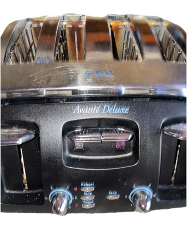 T-FAL Avante Deluxe Toaster #5328.42 Wide Slot 4 Slice Bagel Variable Settings - Picture 2 of 6