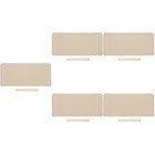  Set of 5 Ergonomisches Mousepad Mauspad Büro-Schreibtischzubehör