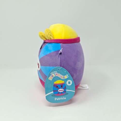 Squishmallow Kellytoy Plüsch 7 Zoll Patricia Tasche mit Chips First to Market 2023 - Neu - Bild 2 von 10