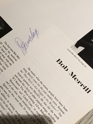 FUNNY GIRL BARBARA STREISAND 60's Original Broadway Souvenir Program Signed VGC - Picture 2 of 2