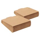  100pcs Cd Dvd Sleeves Bulk Brown Kraft Paper Sleeves Disc Storage For Cd And