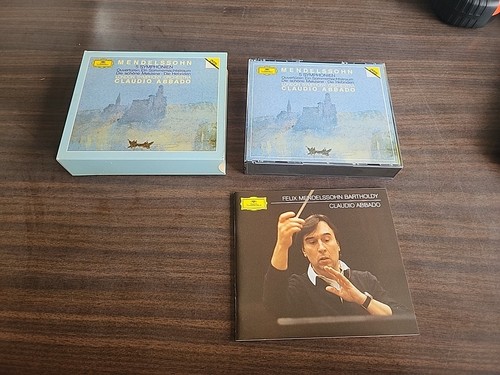 4 CD Box Set Mendelssohn 5 Symphonien London Symphony Orchestra Claudio Abbado - Picture 4 of 10