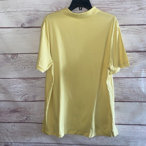 Polo Ralph Lauren Mens Polo Shirt XL Yellow Pima Soft Touch Preppy B4 - Picture 7 of 9