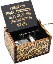 HEZNZXQ Wooden Music Box, Love Boxes, Gift for...