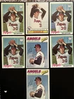 Topps 1977 Nolan Ryan California Angels Baseball Card Lot 6 #400 #115 #650